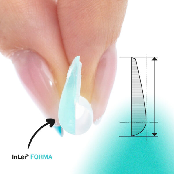 Nahaufnahme eines InLei® 'Forma' Lash Lift Pads.