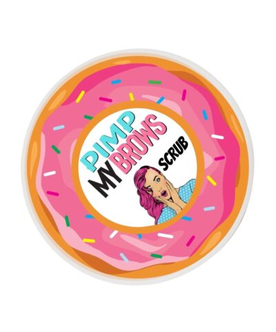 Donat Rosa Peeling und Maske für Augenbrauen 2-in-1 Pimp My Brows