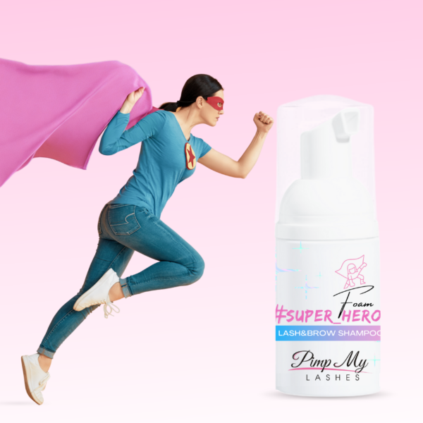 Super Hero Shampoo für Augenbrauen und Wimpern Pimp My Lashes – Bild 2