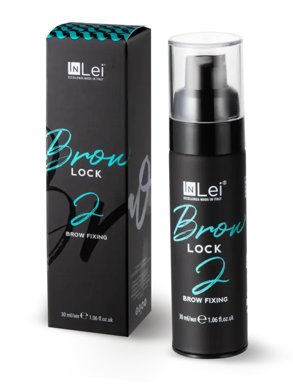 nLei BROW LOCK 2 – Fixierlotion 30 ml mit Verpackung für professionelle Augenbrauenlaminierung